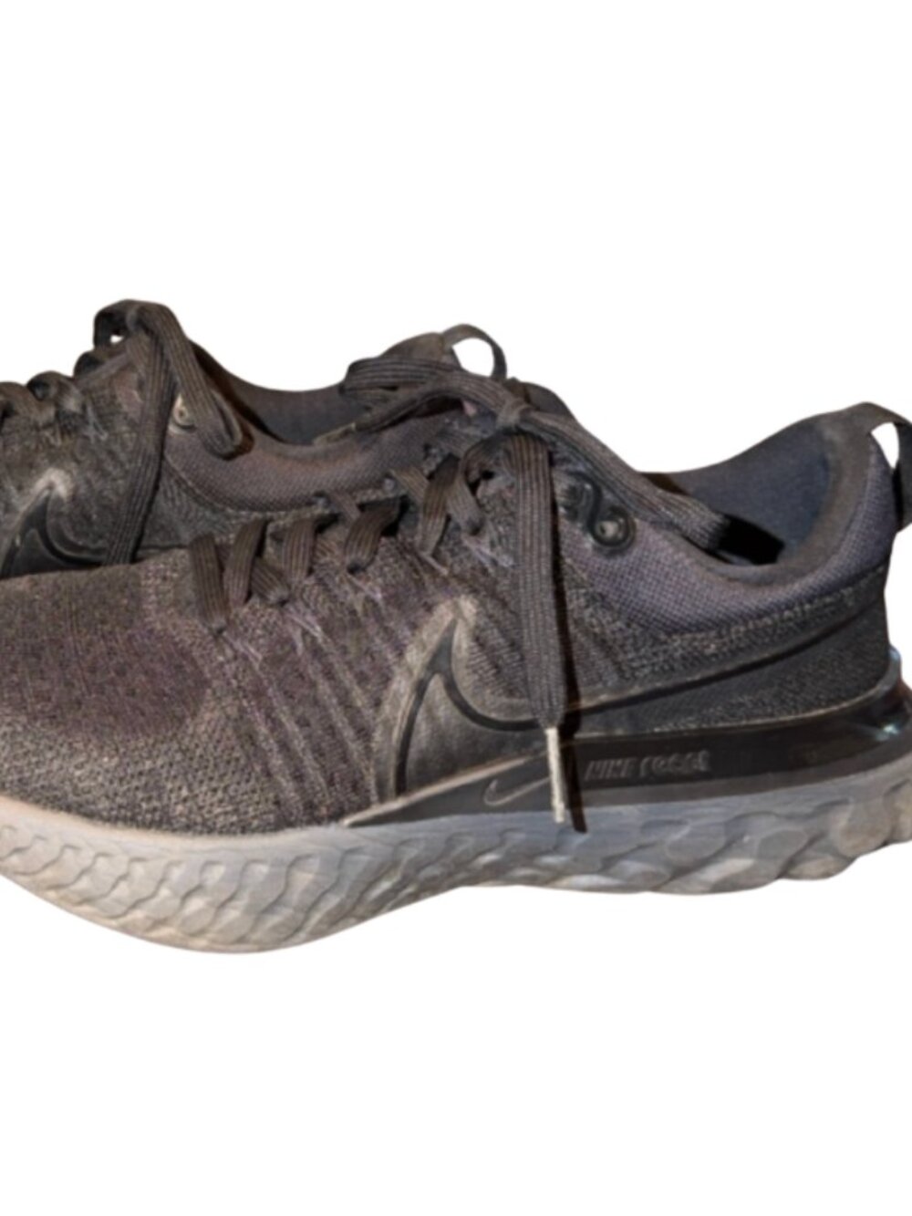 Nike React Infinity Run 2 Triple Black Men’s Size 9 Road Running Shoes Flyknit